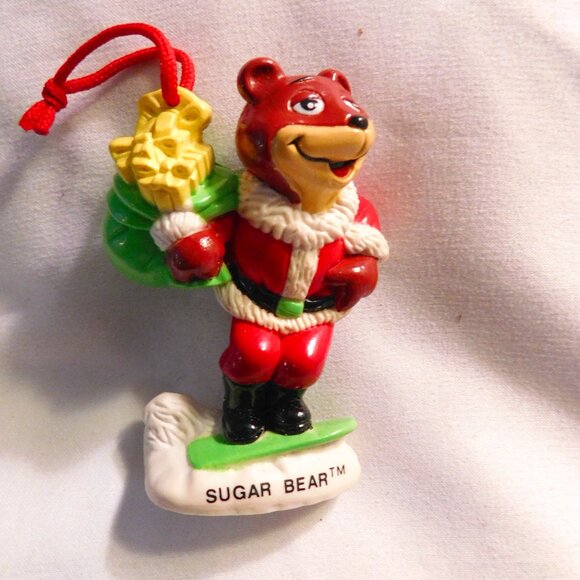 Vintage Sugar Bear Christmas Ornament 1993 Kraft General Foods - Picture 1 of 4